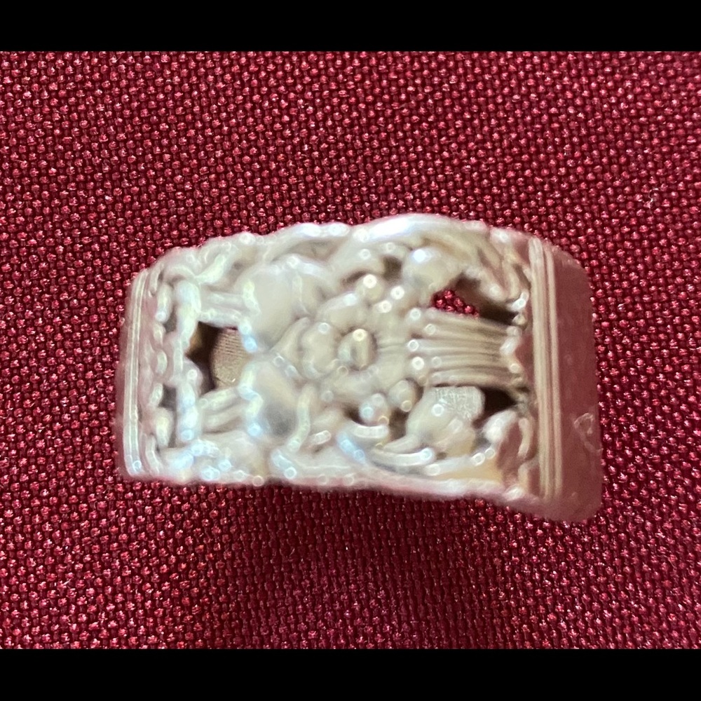 Spoon Ring - Floral Look